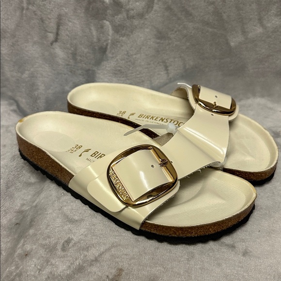 Birkenstock Madrid Big Buckle Slide Sandals Size 38 - Picture 2 of 6